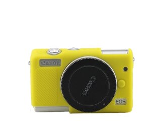 Захисна силіконова кришка для камер Canon EOS M100, M200 - Жовта