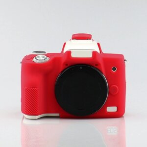 Захисний силіконовий чохол для фотоапаратів CANON EOS M50, M50 Mark II - червоний