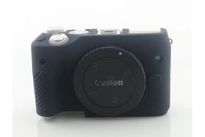 Захисний силіконовий чохол для фотоапаратів Canon EOS M6 - чорний