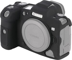 Захисний силіконовий чохол для фотоапаратів Canon EOS R6, R6 Mark II - чорний