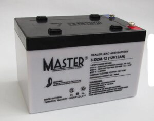 Акумулятор Bossman Master 12V 12Ah (6DZM12) для електровелосипеда