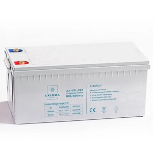 Акумулятор гелевий AXIOMA energy AX-GEL-200 (200Аг, 12В)