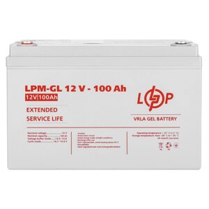 Акумулятор гелевий LogicPower LPM-GL 12 - 100 AH (3871)