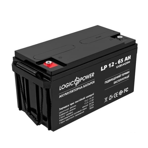 Акумулятор LogicPower LP 12V - 65 Ah Silver (4239) від компанії Центр технічних рішень - фото 1