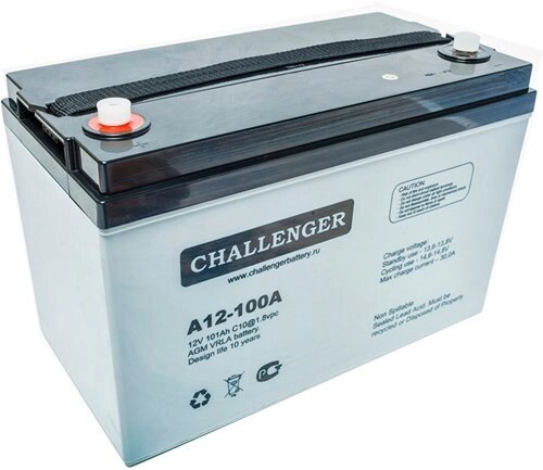 Акумуляторна батарея Challenger A12-100 від компанії Центр технічних рішень - фото 1