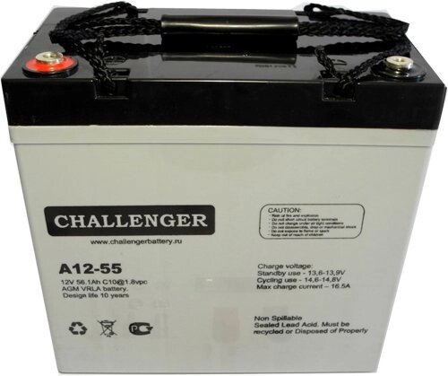 Акумуляторна батарея Challenger A12-55 від компанії Центр технічних рішень - фото 1