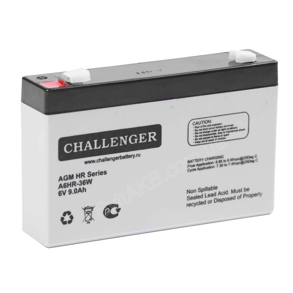 Акумуляторна батарея Challenger A6HR-36W від компанії Центр технічних рішень - фото 1