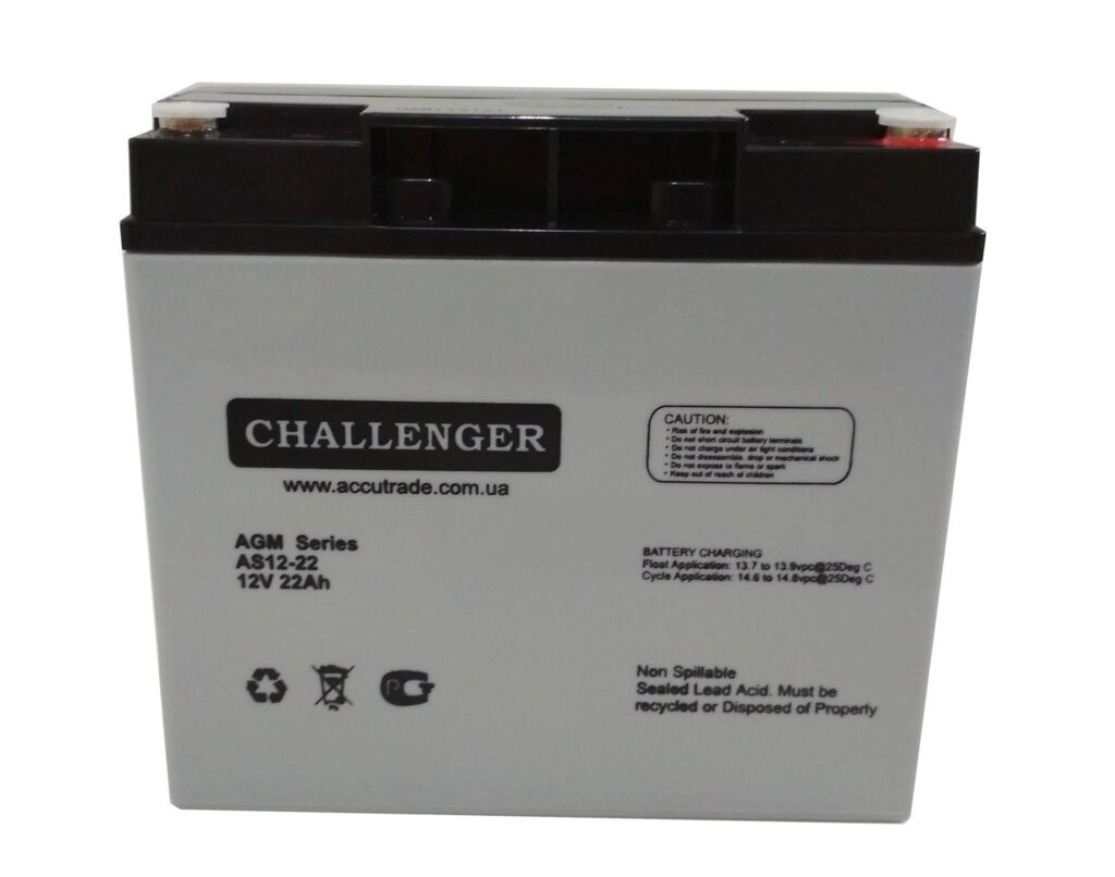 Акумуляторна батарея Challenger AS12-22 від компанії Центр технічних рішень - фото 1