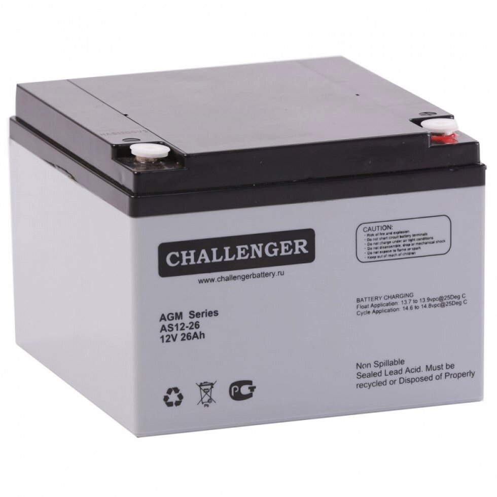 Акумуляторна батарея Challenger AS12-24 від компанії Центр технічних рішень - фото 1