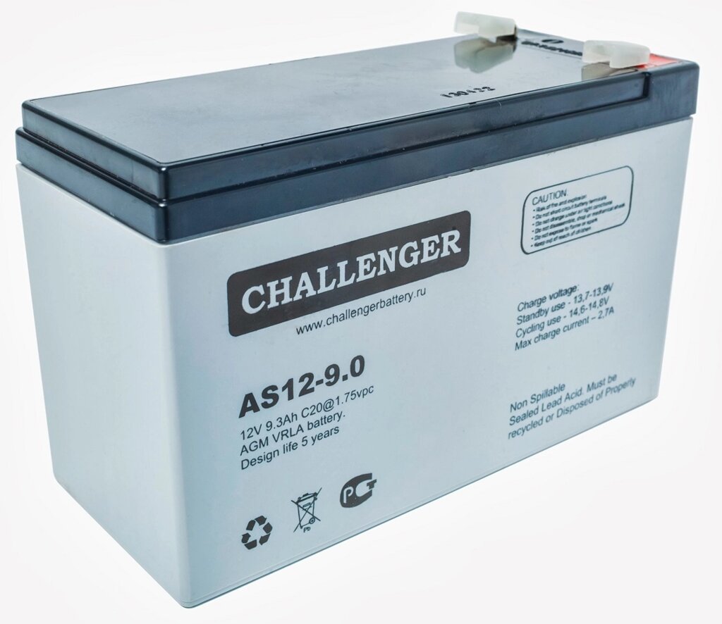 Акумуляторна батарея Challenger AS12-9.0 від компанії Центр технічних рішень - фото 1