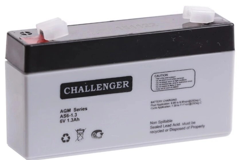 Акумуляторна батарея Challenger AS6-1.3 від компанії Центр технічних рішень - фото 1