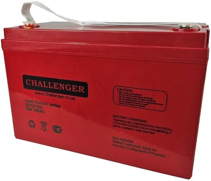 Акумуляторна батарея Challenger Carbon DC12-100 від компанії Центр технічних рішень - фото 1