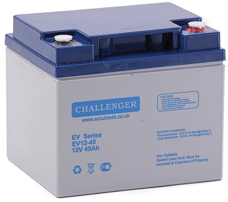 Акумуляторна батарея Challenger EVG12-45 від компанії Центр технічних рішень - фото 1