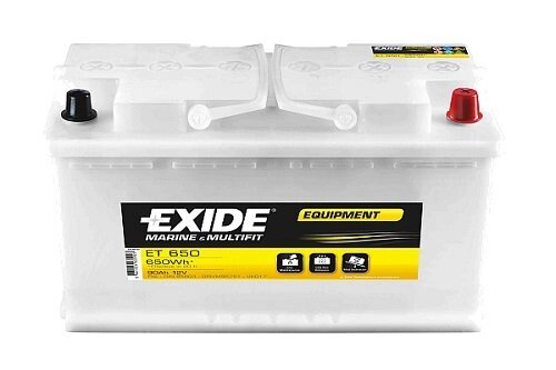 Акумуляторна батарея EXIDE ET650 від компанії Центр технічних рішень - фото 1