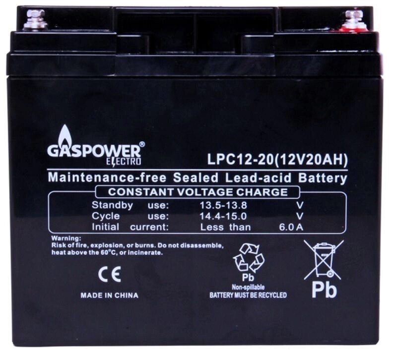 Акумуляторна батарея LEOCH (GAZPOWER) LPC 12-20 від компанії Центр технічних рішень - фото 1