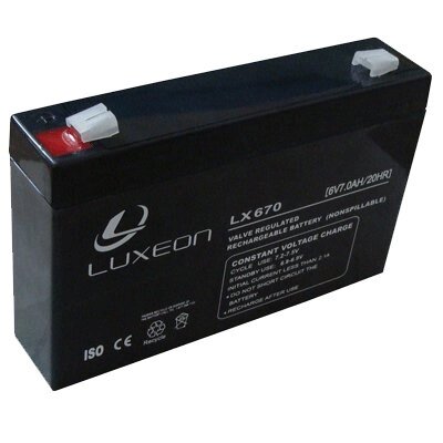 Акумуляторна батарея LUXEON LX 6-12 від компанії Центр технічних рішень - фото 1