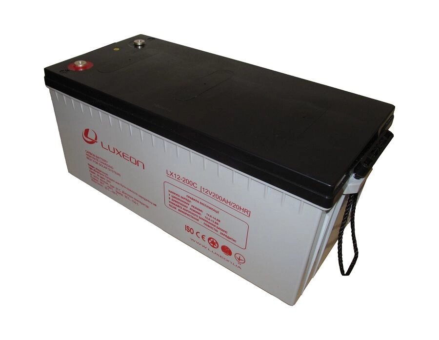 Акумуляторна батарея LUXEON LX12-200C (12В, 200Ач) від компанії Центр технічних рішень - фото 1