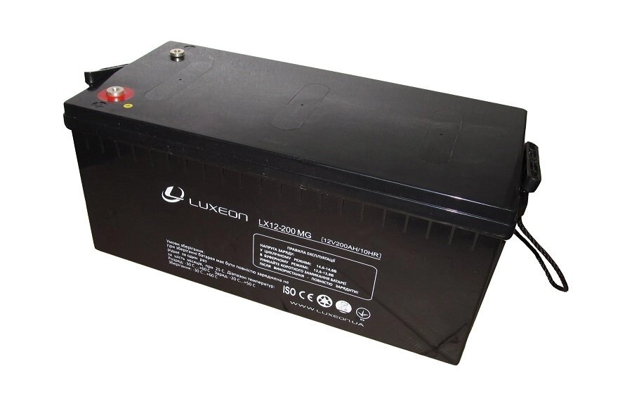 Акумуляторна батарея LUXEON LX12-200MG (12В, 260Ач) від компанії Центр технічних рішень - фото 1