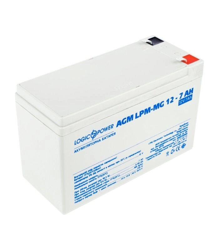 Акумуляторна батарея мультигелевий LogicPower LPM-MG 12 - 7 AH (6552) від компанії Центр технічних рішень - фото 1
