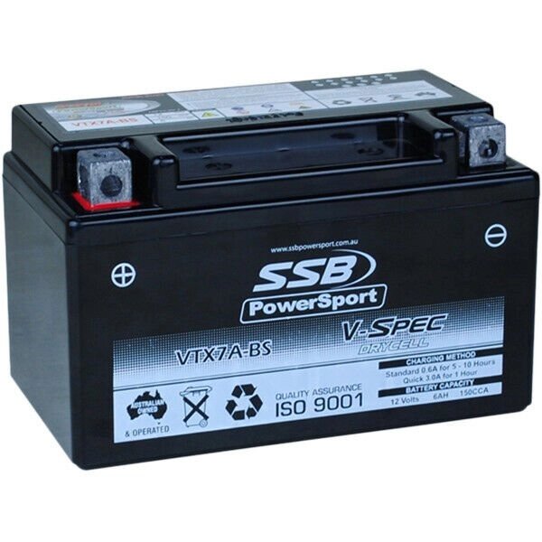 Акумуляторна батарея SSB VTX7A-BS ( 6 Ач, 150х87х94 мм) від компанії Центр технічних рішень - фото 1