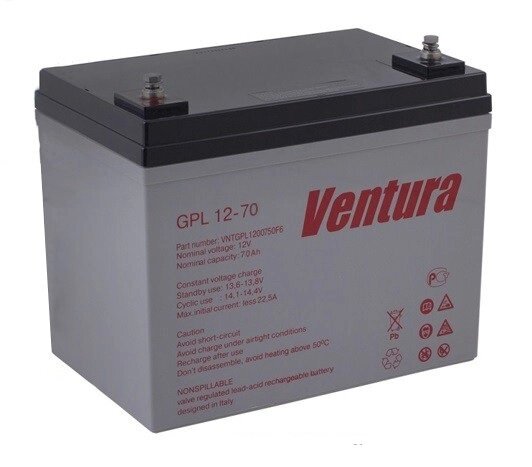Акумуляторна батарея Ventura GPL 12-70 від компанії Центр технічних рішень - фото 1