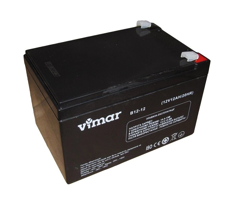Акумуляторна батарея VIMAR B12-12 (12 В, 12 Ач) від компанії Центр технічних рішень - фото 1