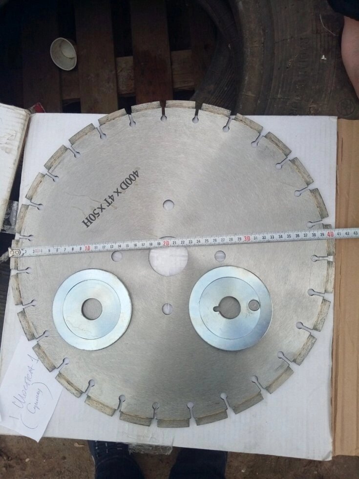 Алмазний диск для швонарізчика HonkerT400 (400 мм) від компанії Центр технічних рішень - фото 1
