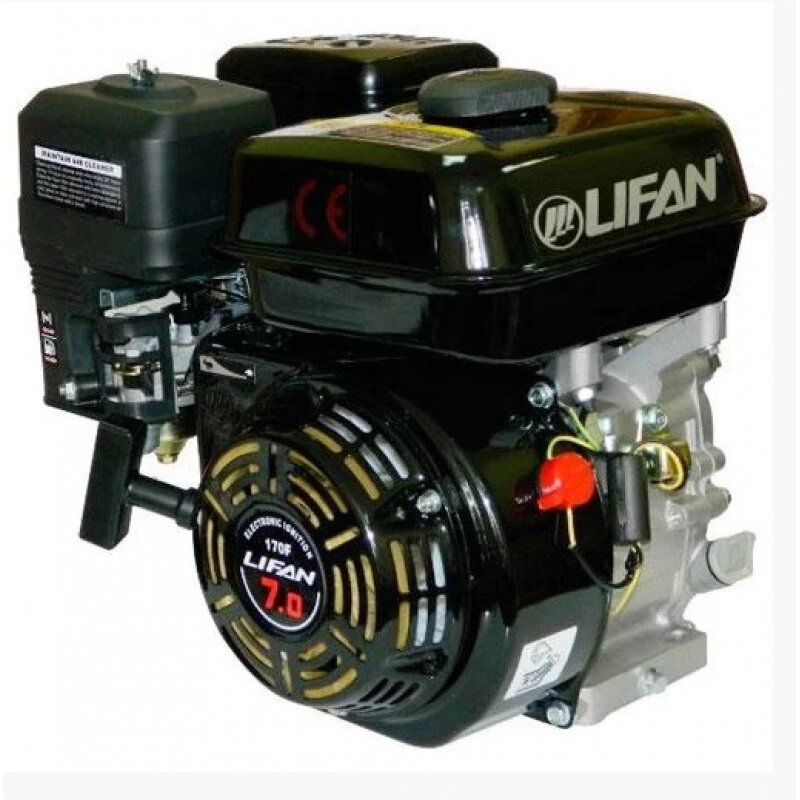 Бензиновий двигун LIFAN LF170F (вал 19мм, шпонка, 7 л. с.) від компанії Центр технічних рішень - фото 1