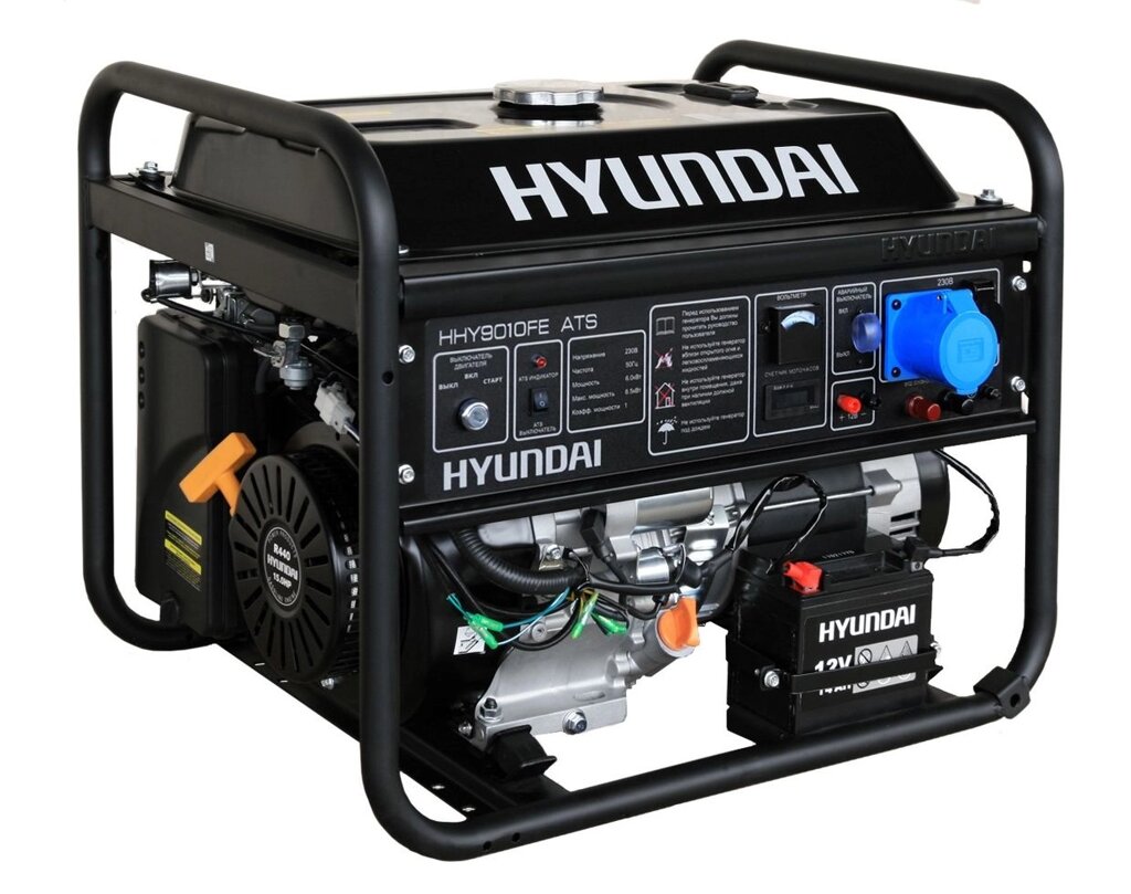 Бензиновий генератор Hyundai HHY 9010FE ATS від компанії Центр технічних рішень - фото 1