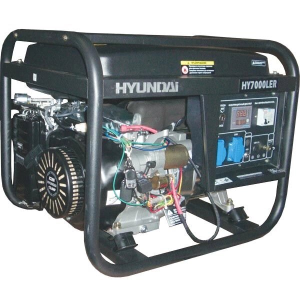 Бензиновий генератор HYUNDAI HY 7000LER від компанії Центр технічних рішень - фото 1