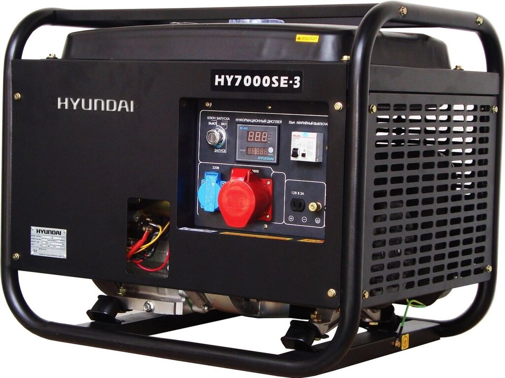 Бензиновий генератор Hyundai HY 7000SE-3 від компанії Центр технічних рішень - фото 1