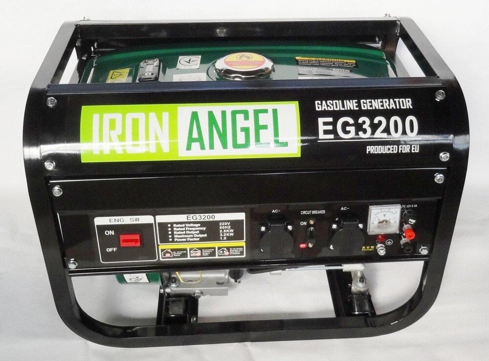 Бензиновий генератор Iron Angel EG 3200 (2001108) від компанії Центр технічних рішень - фото 1