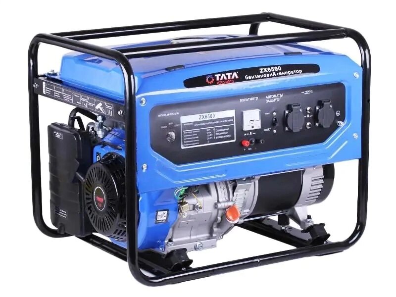 Бензиновий генератор з електростартером TATA ZX6500E 5KW від компанії Центр технічних рішень - фото 1