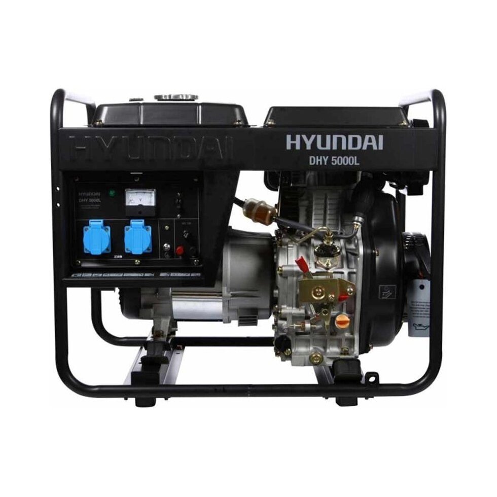 Дизельний генератор Hyundai DHY 5000L від компанії Центр технічних рішень - фото 1