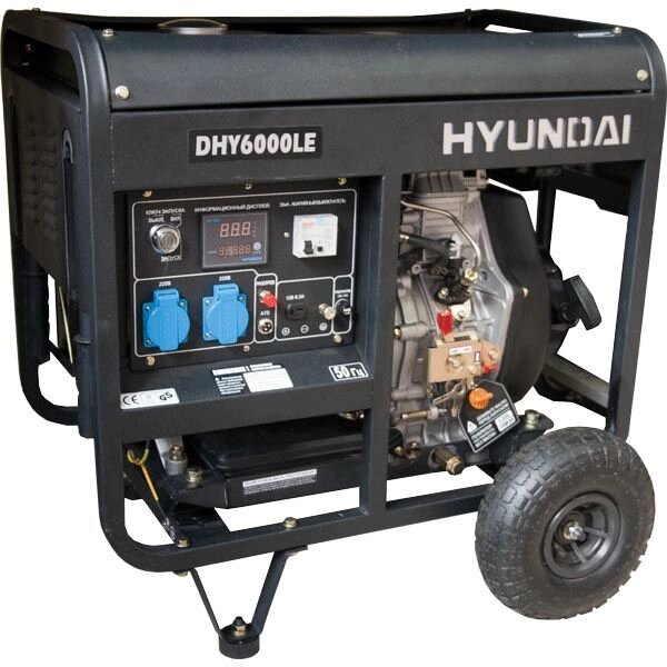 Дизельний генератор HYUNDAI DHY 6000LE від компанії Центр технічних рішень - фото 1