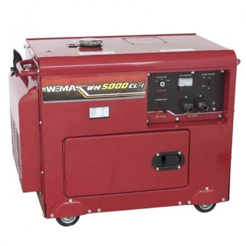 Дизельний генератор WEIMA WM5000CLE-3 (5,5 кВт) SILENT (шумоізоляційний корпус) від компанії Центр технічних рішень - фото 1