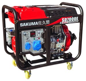 Дизельний генератор sakuma SD7000E 6KVA (4,5 квт)