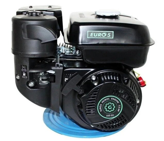 Двигун бензиновий GrunWelt GW230-T/20 (шлиці, 20 мм, 7.5 л. с.) від компанії Центр технічних рішень - фото 1