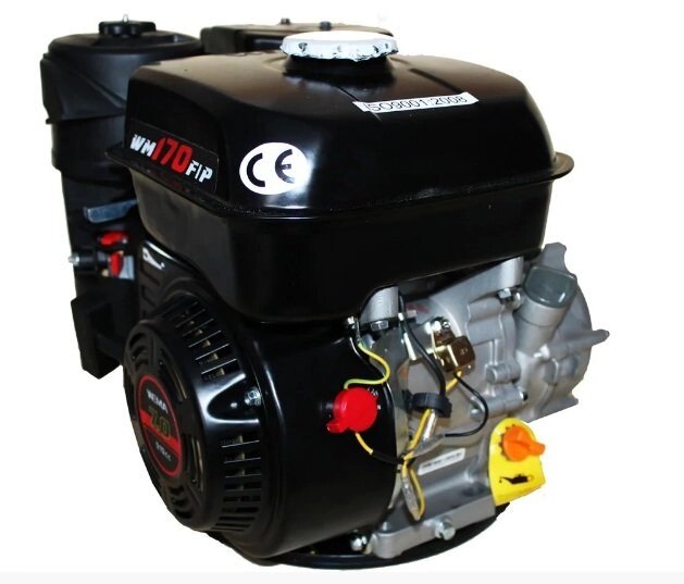 Двигун бензиновий WEIMA BT170F-S (CL) (відцентрове зчеплення, вал, 20 мм, шпонка) від компанії Центр технічних рішень - фото 1