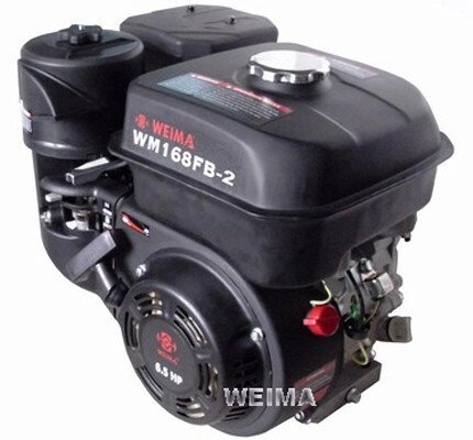 Двигун бензиновий Weima (TATA) 168FB (6.5 к. с., шліц, 25 мм) від компанії Центр технічних рішень - фото 1