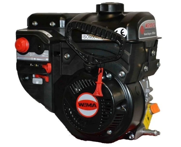 Двигун бензиновий WEIMA W210FS Q3 для снігоприбирачів (вал 19 мм, шпонка) від компанії Центр технічних рішень - фото 1