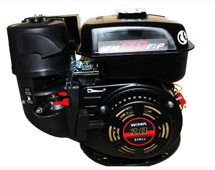 Двигун бензиновий WEIMA WM170F-S (CL) (відцентрове зчеплення, вал, 20 мм, шпонка) від компанії Центр технічних рішень - фото 1
