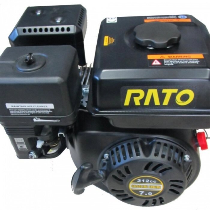 Двигун Rato R210RV (7лс, 19мм шпонка, зчеплення, редуктор) від компанії Центр технічних рішень - фото 1
