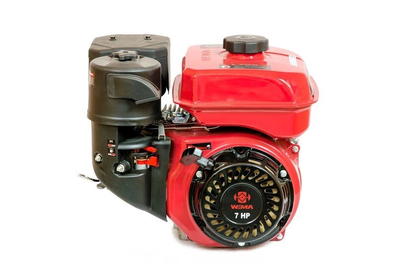 Двигун WEIMA WM170F-3 (R) NEW (7 к. с., шпонка, вал 20 мм, шестерні редуктор) від компанії Центр технічних рішень - фото 1