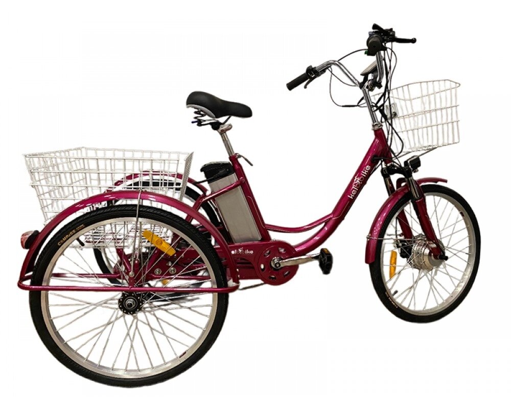 Електровелосипед дорожній триколісний Kelb. Bike 24500W+PAS 48В 12Ah, LCD, каретка, амортизаційна вилка від компанії Центр технічних рішень - фото 1