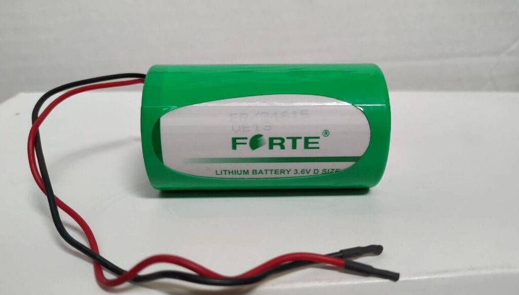 Елемент живлення Forte ER34615 / W (дротяні з'єднання для клем, 150 мм, діаметр: 0,8 мм) від компанії Центр технічних рішень - фото 1