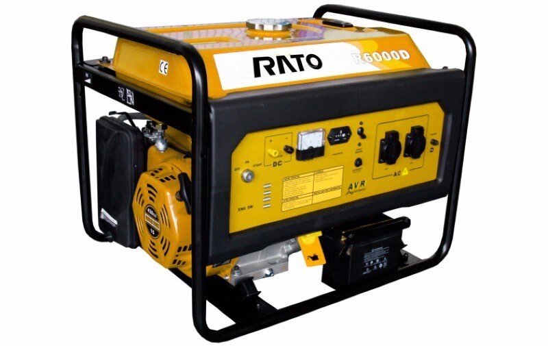 Генератор RATO R6000D (6 кВт, ел. Старт) від компанії Центр технічних рішень - фото 1
