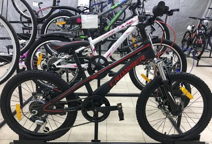 Гірський велосипед CROSSER 20 * MTB 6S PREMIUM NEW магній Shimano від компанії Центр технічних рішень - фото 1
