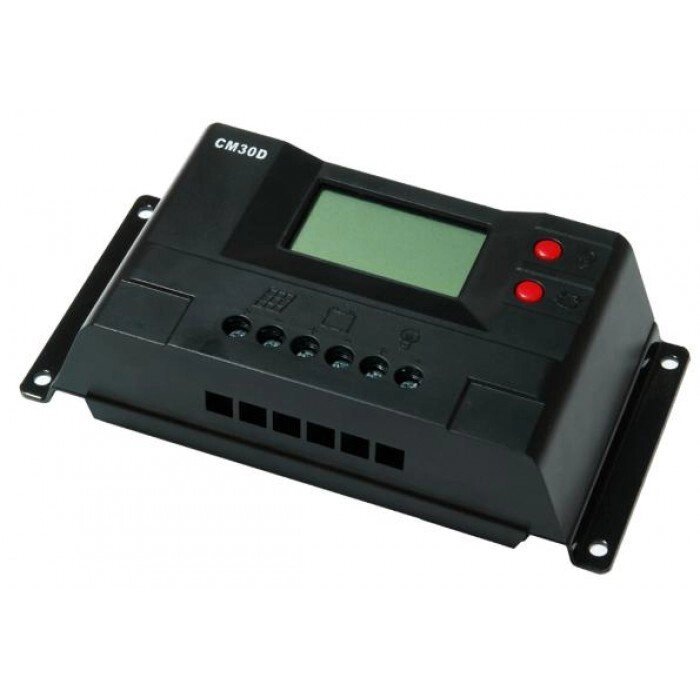 Контролер заряду Juta 30А 12 / 24В + USB CM30D з дисплеєм від компанії Центр технічних рішень - фото 1