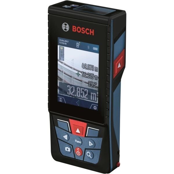 Лазерний далекомір Bosch GLM 120 C Professional чохол від компанії Центр технічних рішень - фото 1